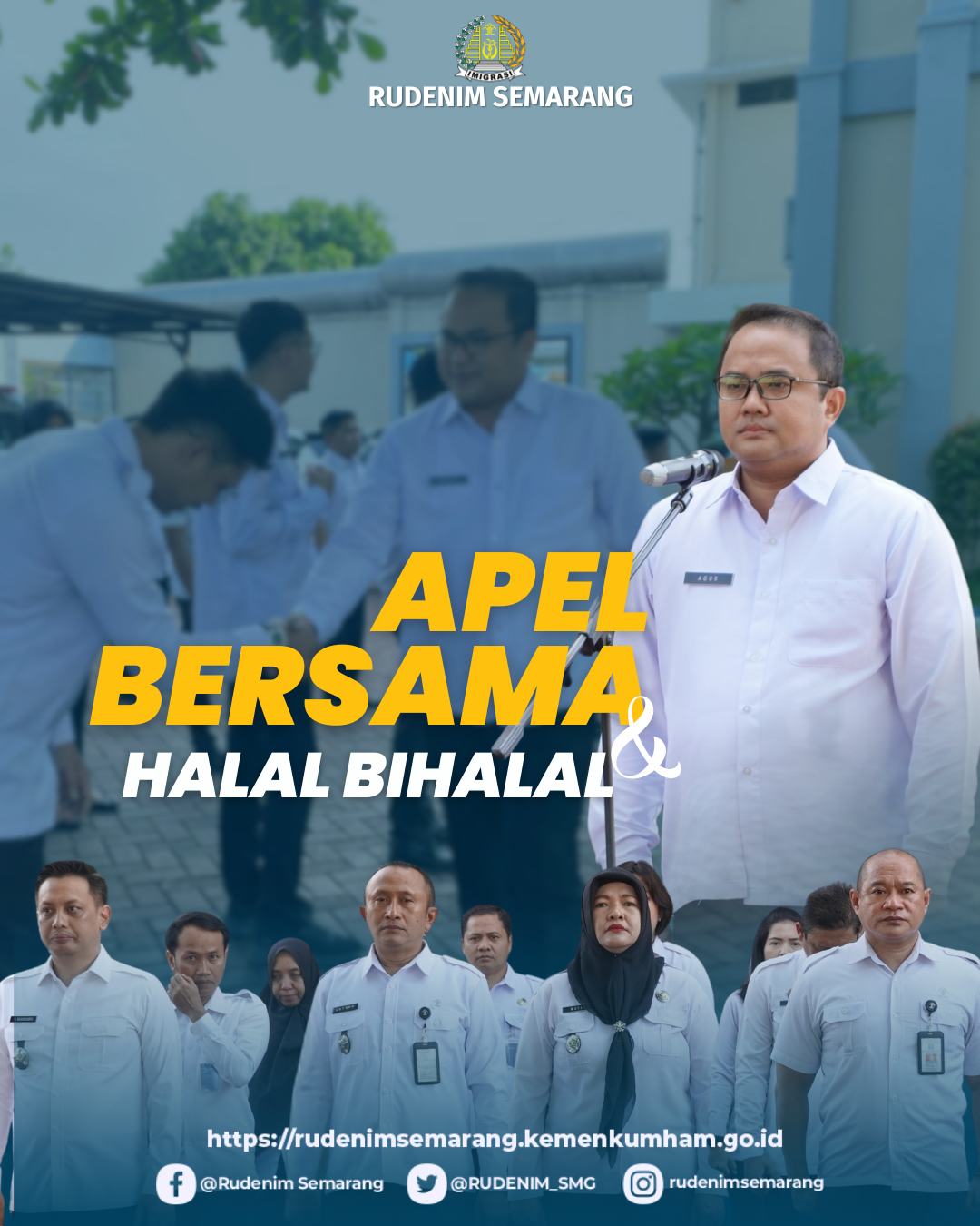 Rudenim Semarang Gelar Apel Pagi Pasca Lebaran 2025: Jaga Semangat Ramadan, Perkuat Integritas